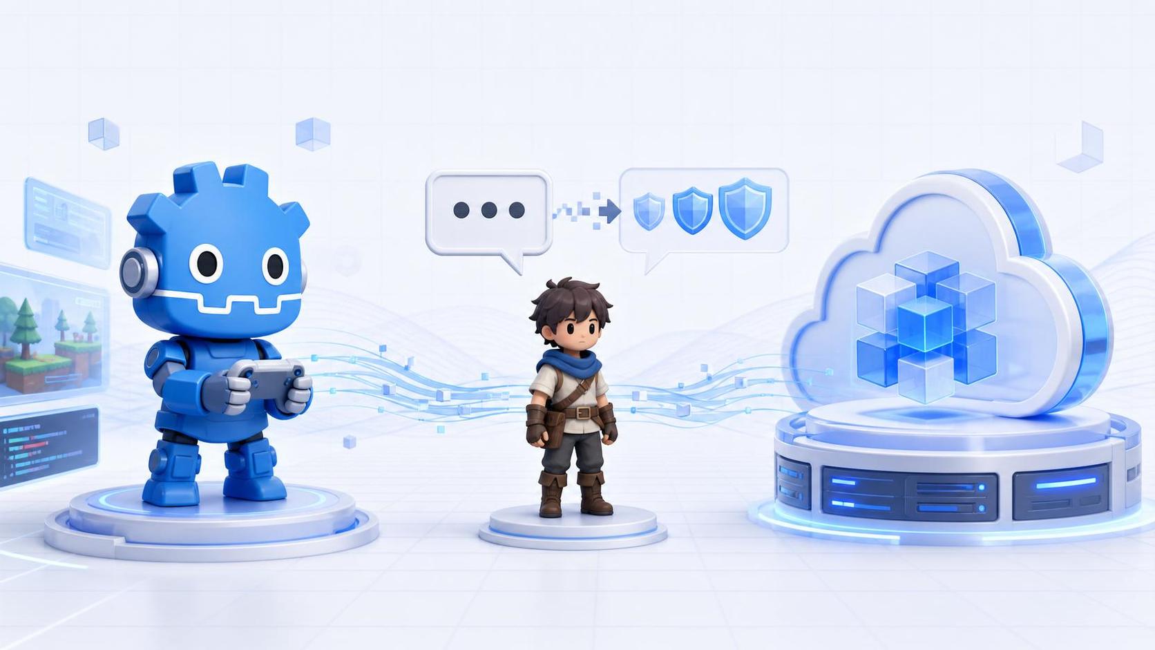 Godot接入百度千帆做敏感词NPC